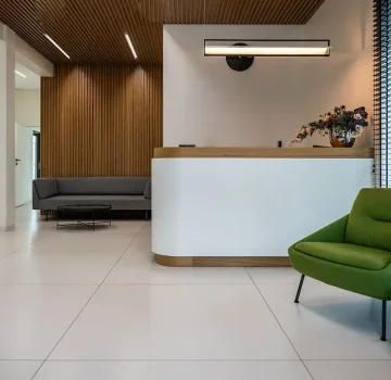 clinic interior 1 hear again clinic mm interio best interior design in bangalore